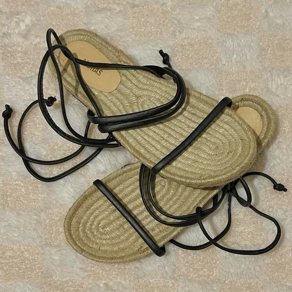 ALOHAS Rayna Leather Wrap Sandals Size 9.5